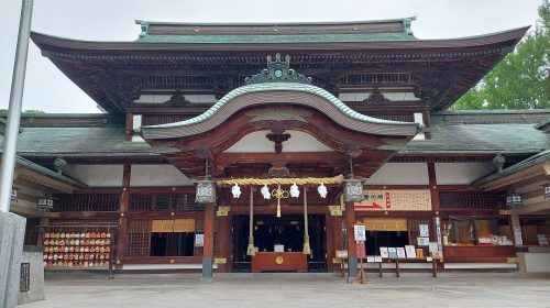 伊豫豆比古命神社の絶景写真