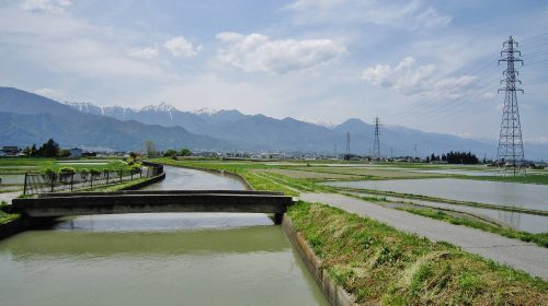 拾ヶ堰の絶景写真