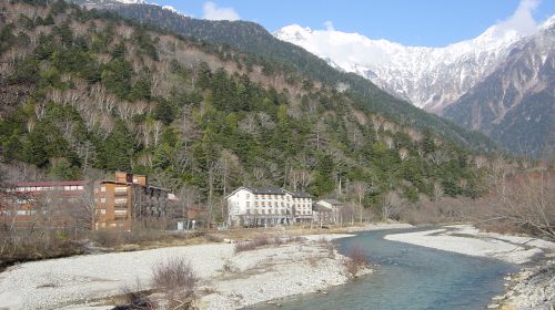 上高地温泉の絶景写真