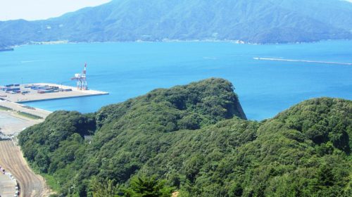 金ヶ崎城の絶景写真