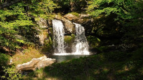 鐘山の滝の絶景写真