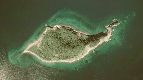 冠島の絶景写真