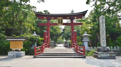氣比神宮の絶景写真
