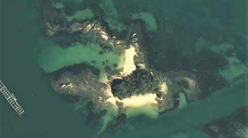 小鞠山島の絶景写真