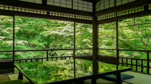 瑠璃光院の絶景写真
