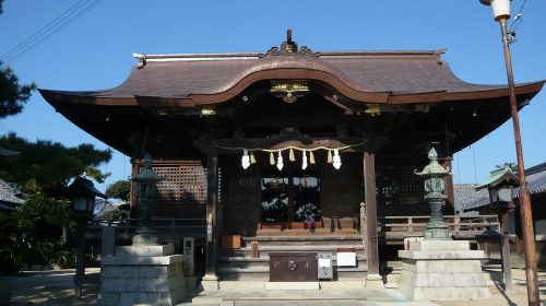 琴弾八幡宮の絶景写真