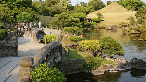 水前寺成趣園の絶景写真