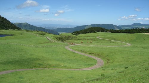阿蘇 草千里ヶ浜の絶景写真