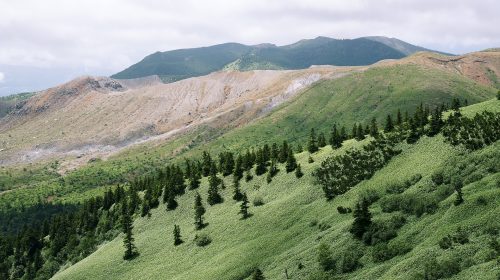 草津白根山の絶景写真