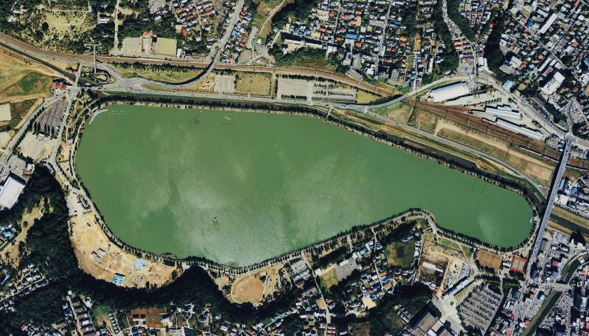 茨城県の絶景スポット「千波湖」