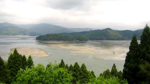 万石浦の絶景写真