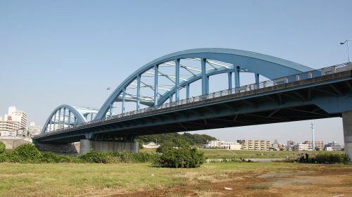 丸子橋の絶景写真