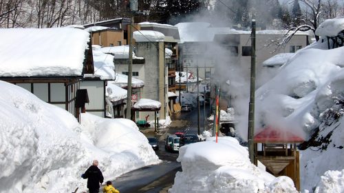 松之山温泉の絶景写真