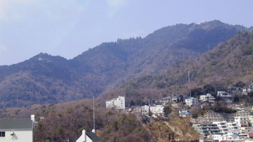 摩耶山 掬星台の夜景の絶景写真