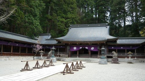 飛騨一宮水無神社の絶景写真