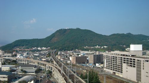 信夫山の絶景写真