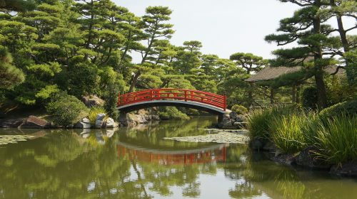 中津万象園の絶景写真