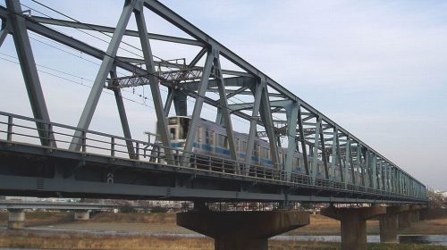 相模川橋梁の絶景写真