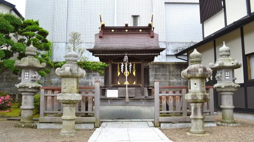 御釜神社の絶景写真