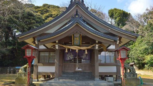 織幡神社の絶景写真