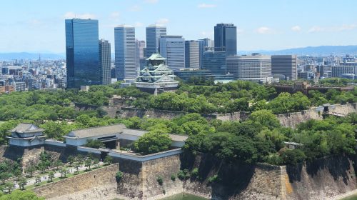 大阪城の絶景写真