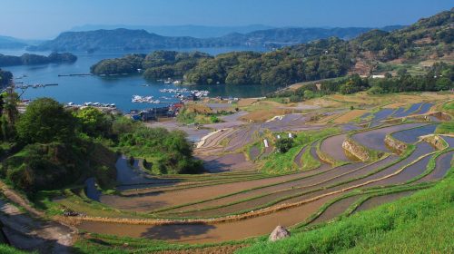 伊万里湾の絶景写真