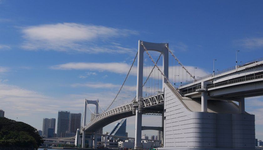 東京都の絶景スポット「レインボーブリッジ」