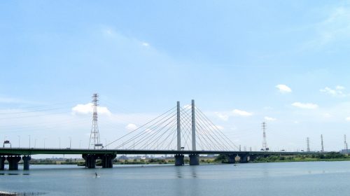 幸魂大橋の絶景写真
