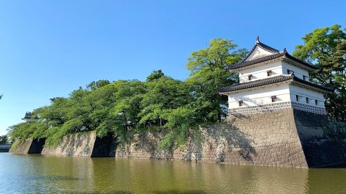 新発田城の絶景写真