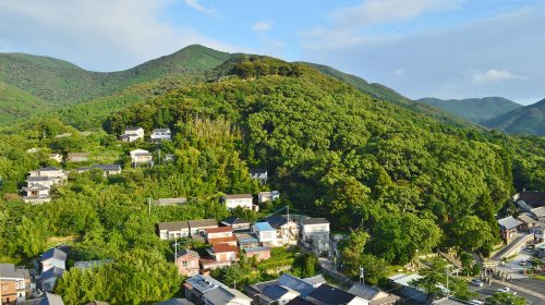 清水山城の絶景写真