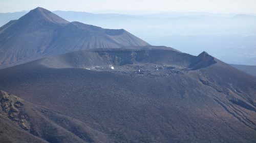 新燃岳の絶景写真