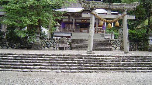 白川八幡神社の絶景写真