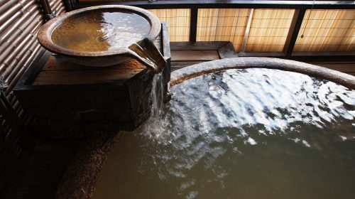 ウトロ温泉の絶景写真