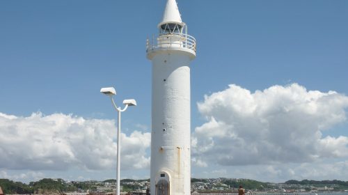 湘南港灯台の絶景写真