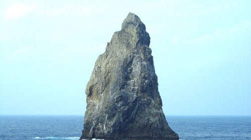 孀婦岩の絶景写真