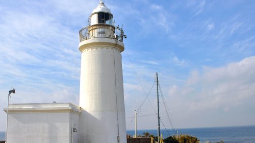 洲埼灯台の絶景写真