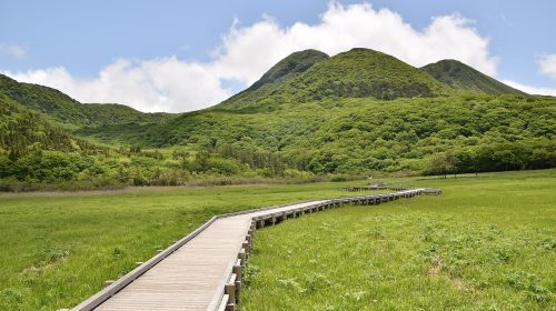 くじゅう タデ原湿原の絶景写真