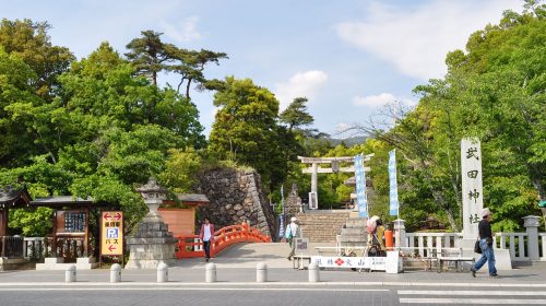 武田神社の絶景写真