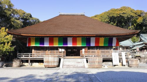 滝山寺の絶景写真