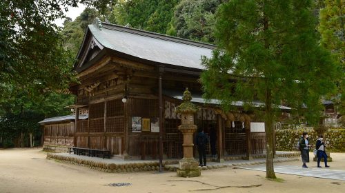 玉作湯神社の絶景写真