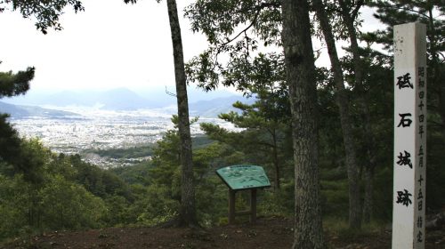 戸石城の絶景写真