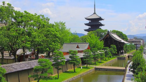 東寺の絶景写真