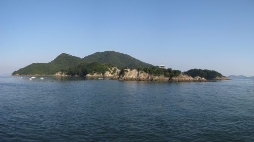 仙酔島の絶景写真