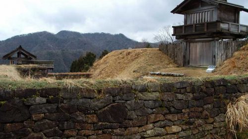 鳥越城の絶景写真