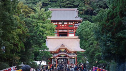 鶴岡八幡宮の絶景写真