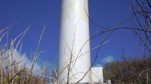 羽後三埼灯台の絶景写真