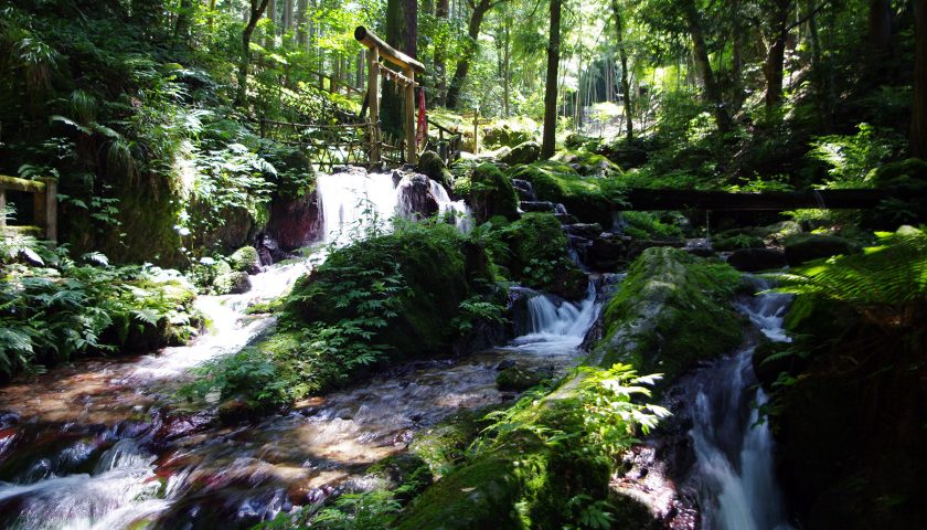 福井県の絶景スポット「瓜割の滝」