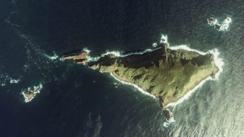 鵜渡根島の絶景写真