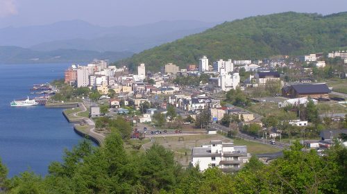 洞爺湖温泉の絶景写真