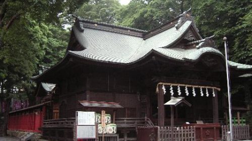 谷保天満宮の絶景写真